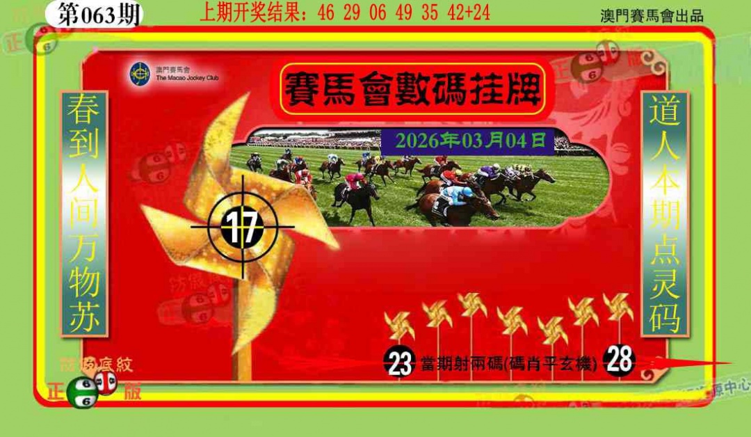 063期数码挂牌[图]