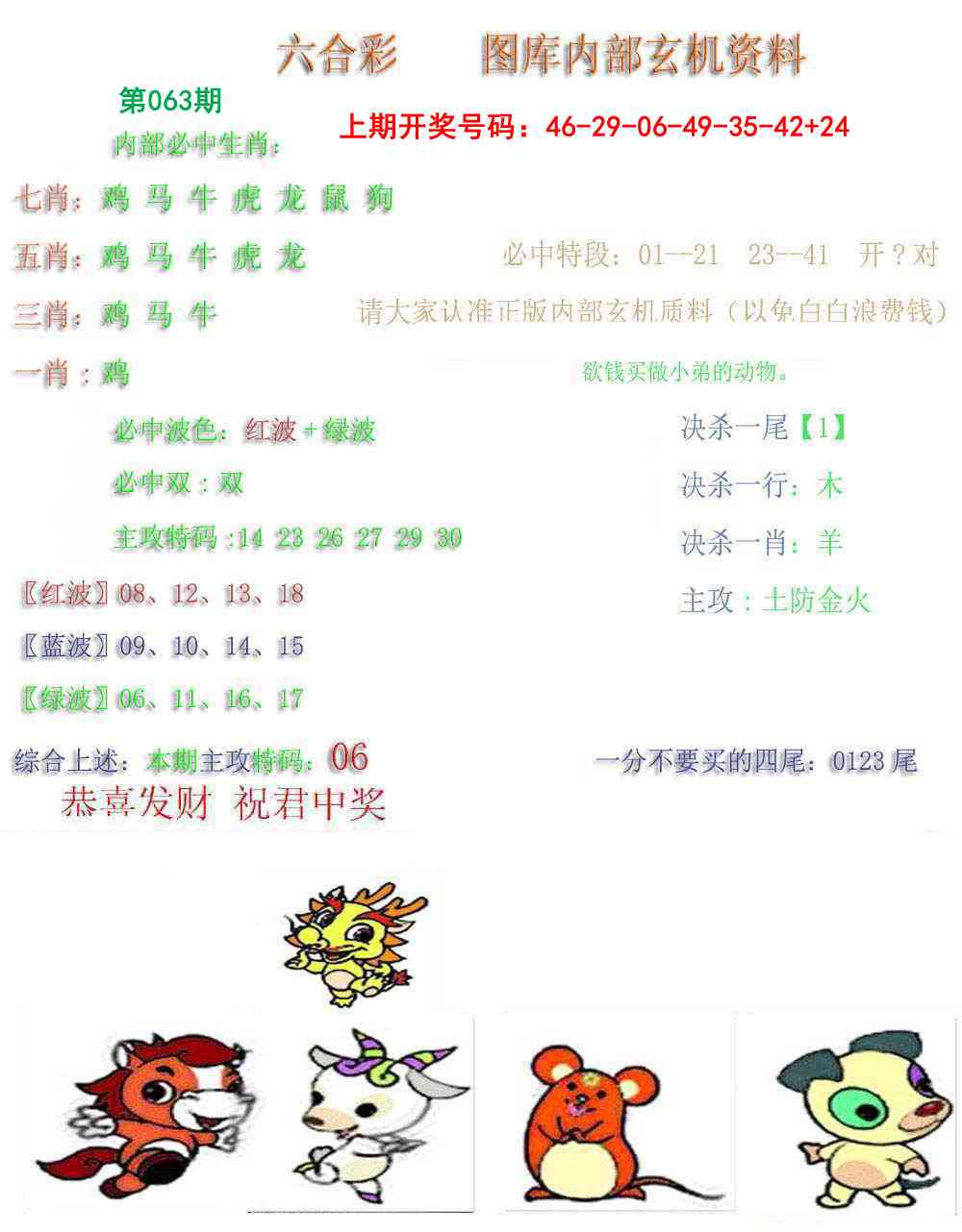 063期内部玄机资料[图]