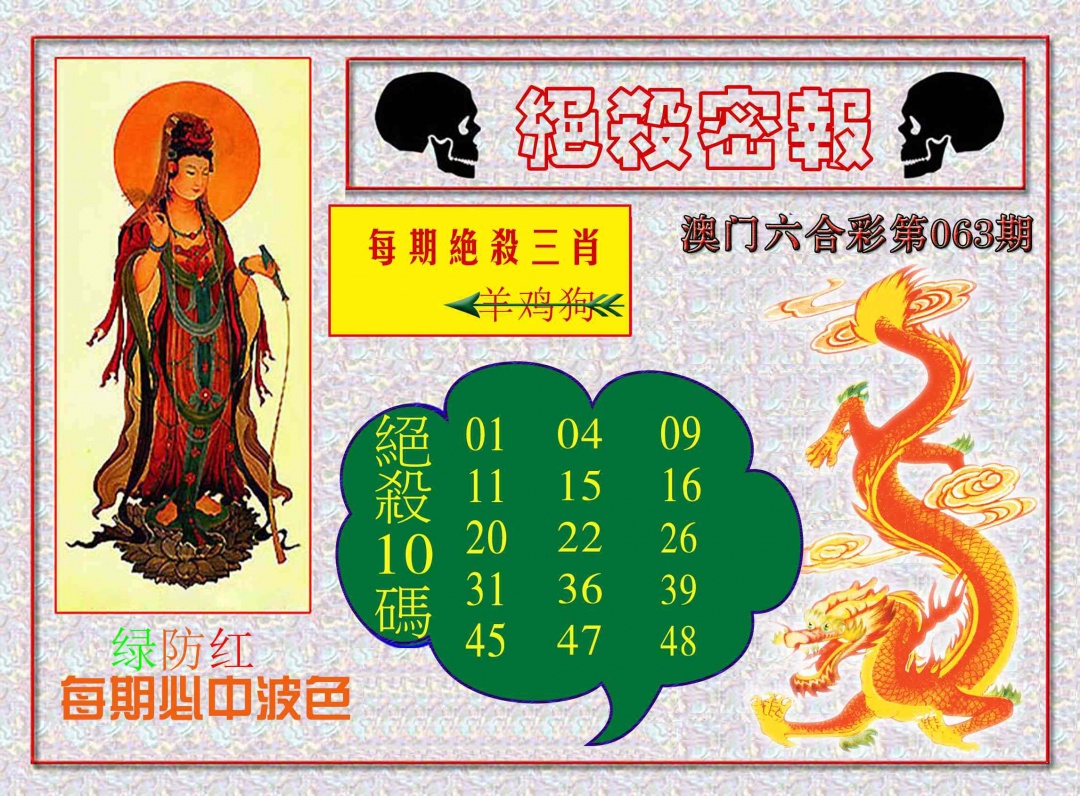 063期绝杀密报[图]