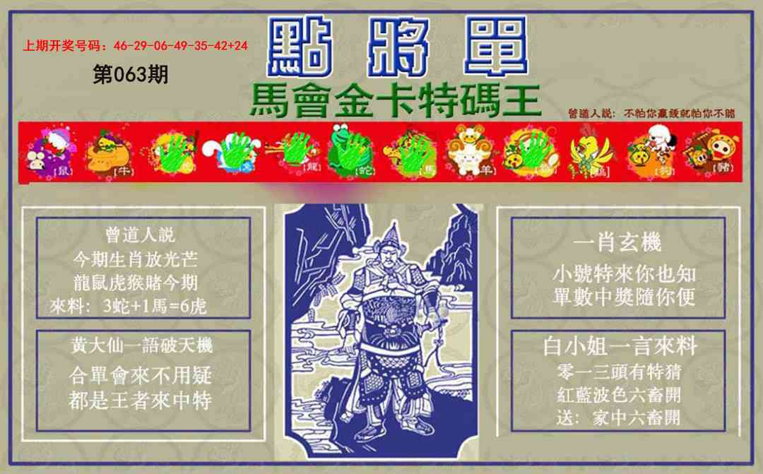 063期点将单[图]