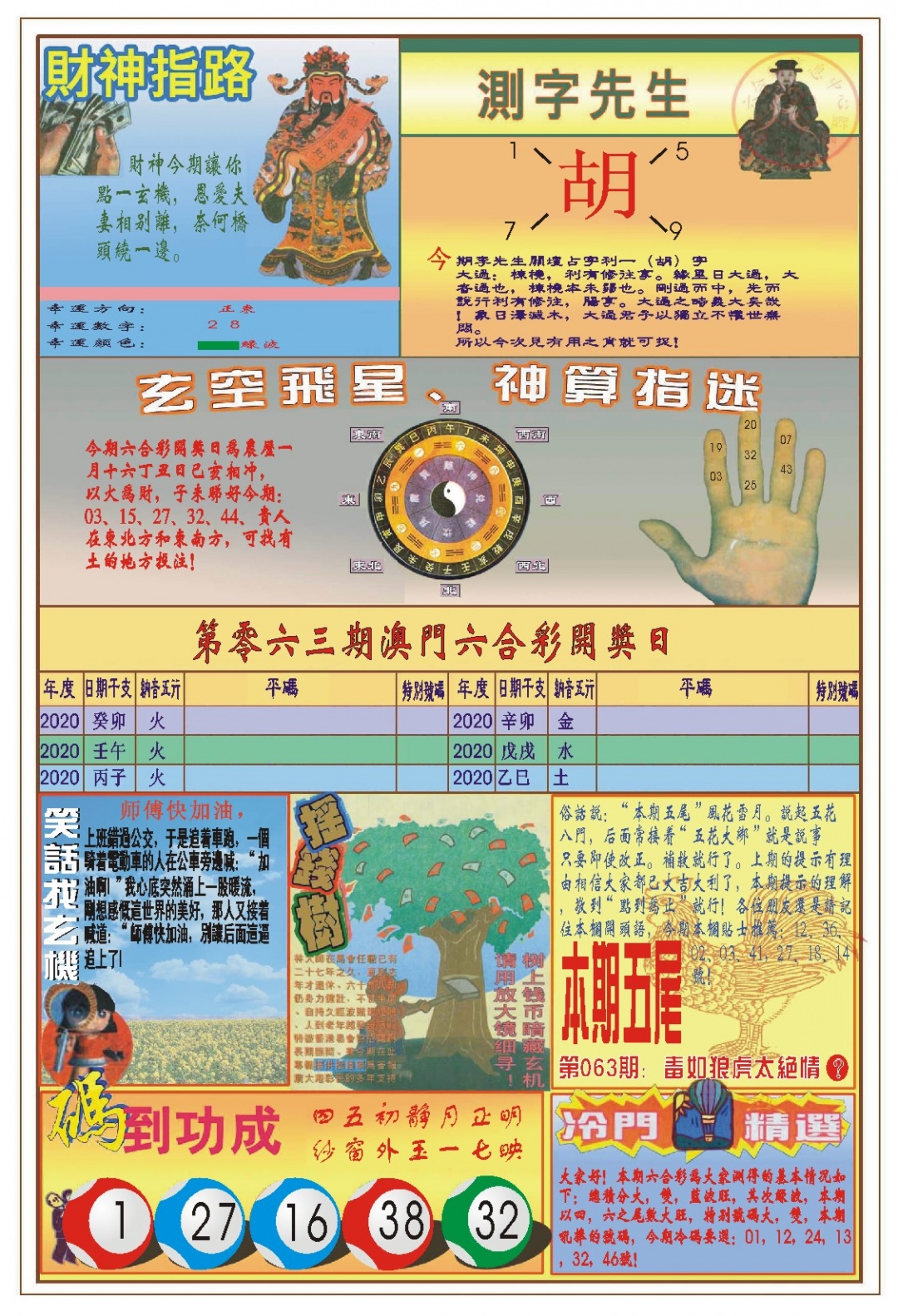 063期(新版)四柱预测B[图]