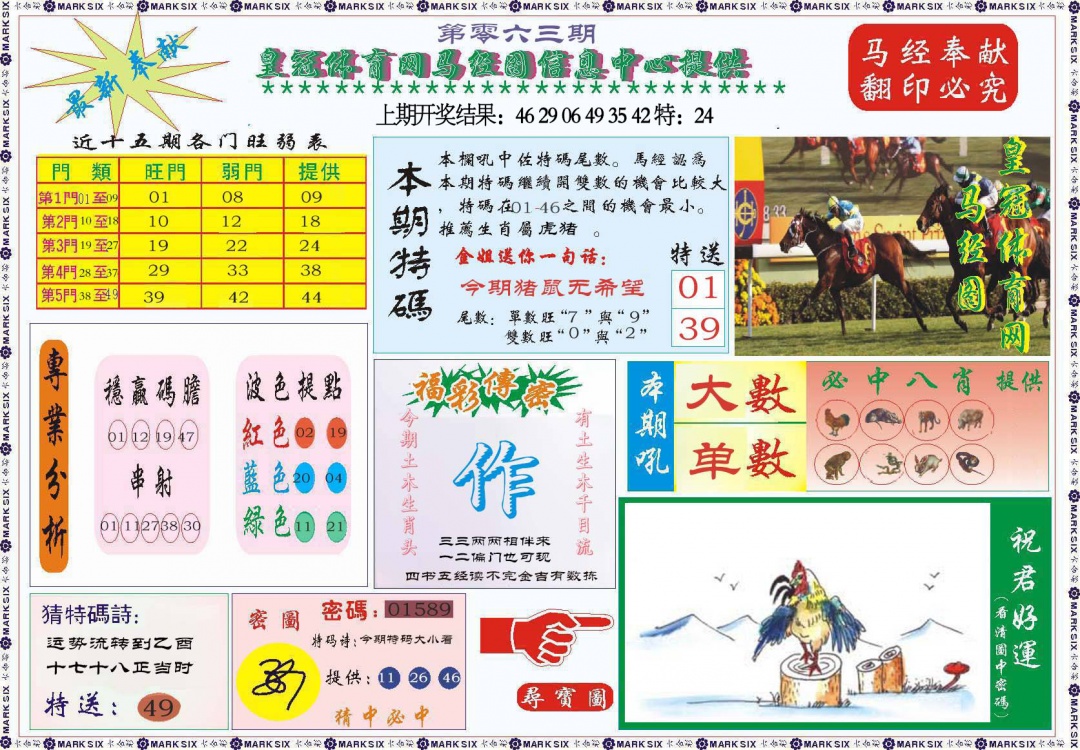 063期体育网马经图[图]