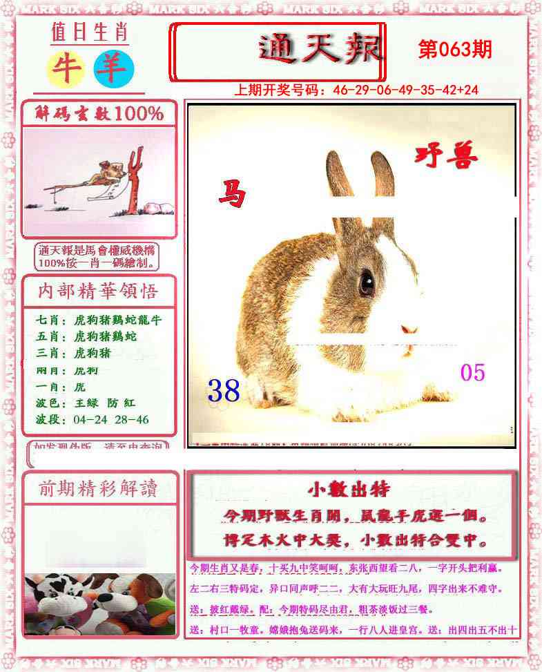 063期小喜通天报[图]