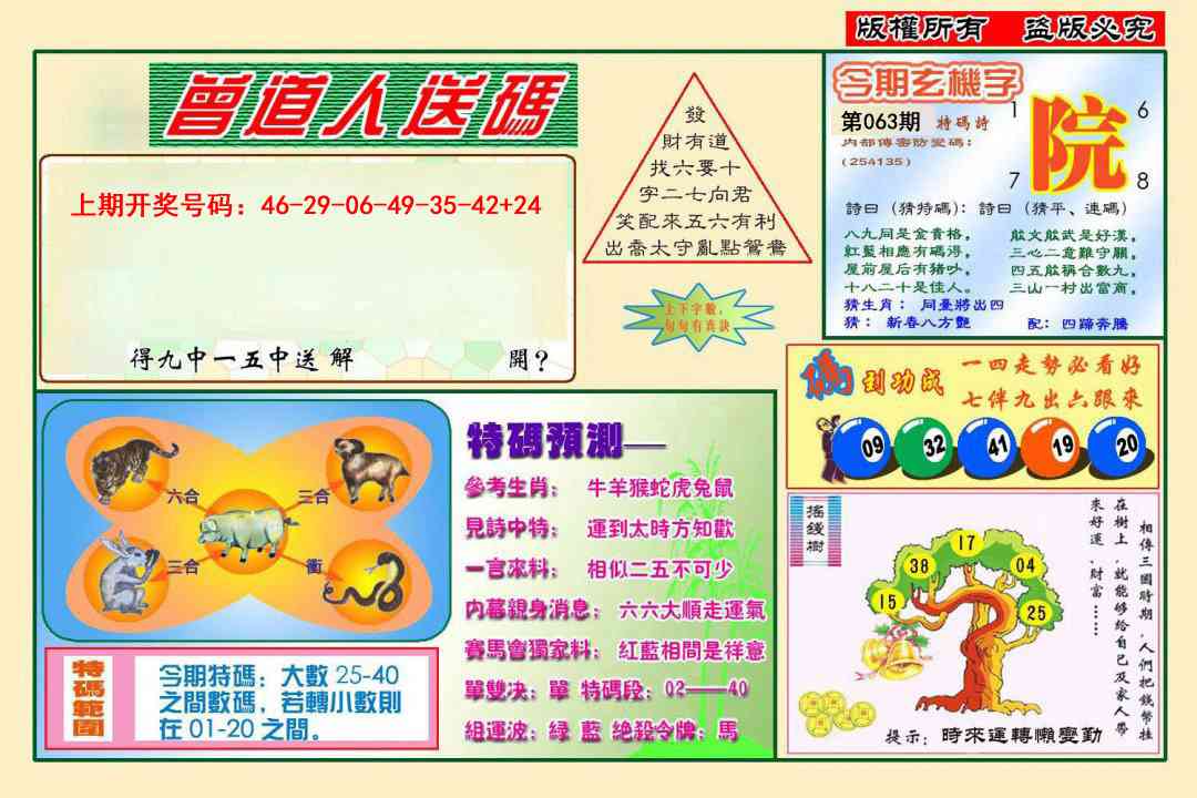 063期曾道人送特码[图]