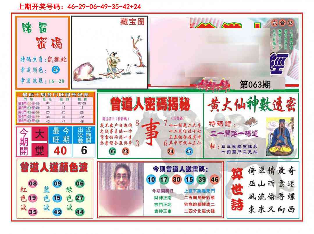 063期赢钱一经[图]