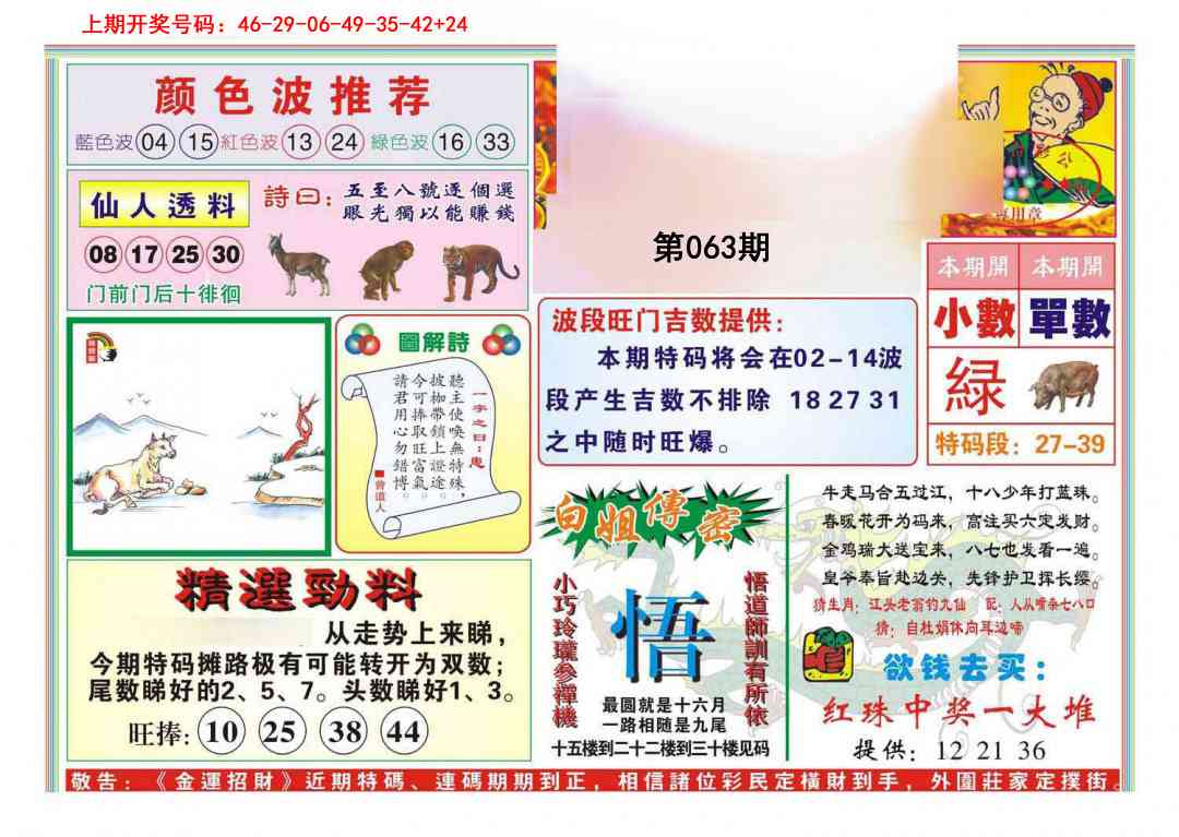 063期金运招财[图]