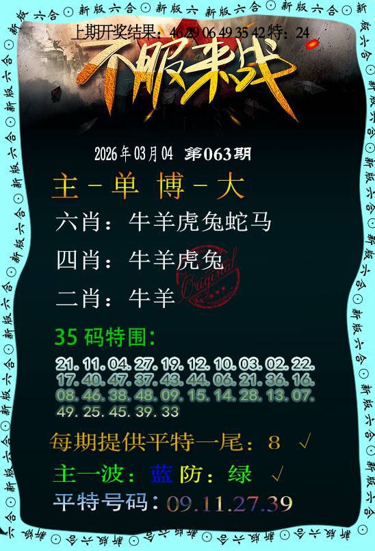 063期不服来战[图]