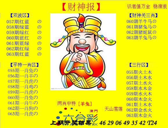 063期黄财神[图]