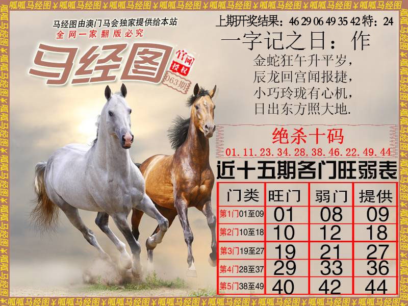 063期马经4[图]