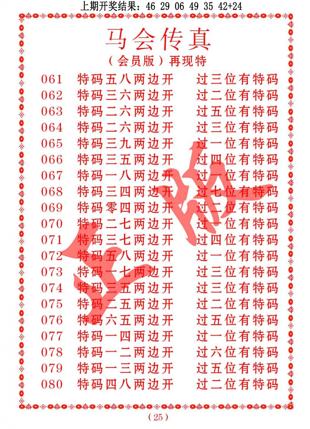 063期马会传真[图]