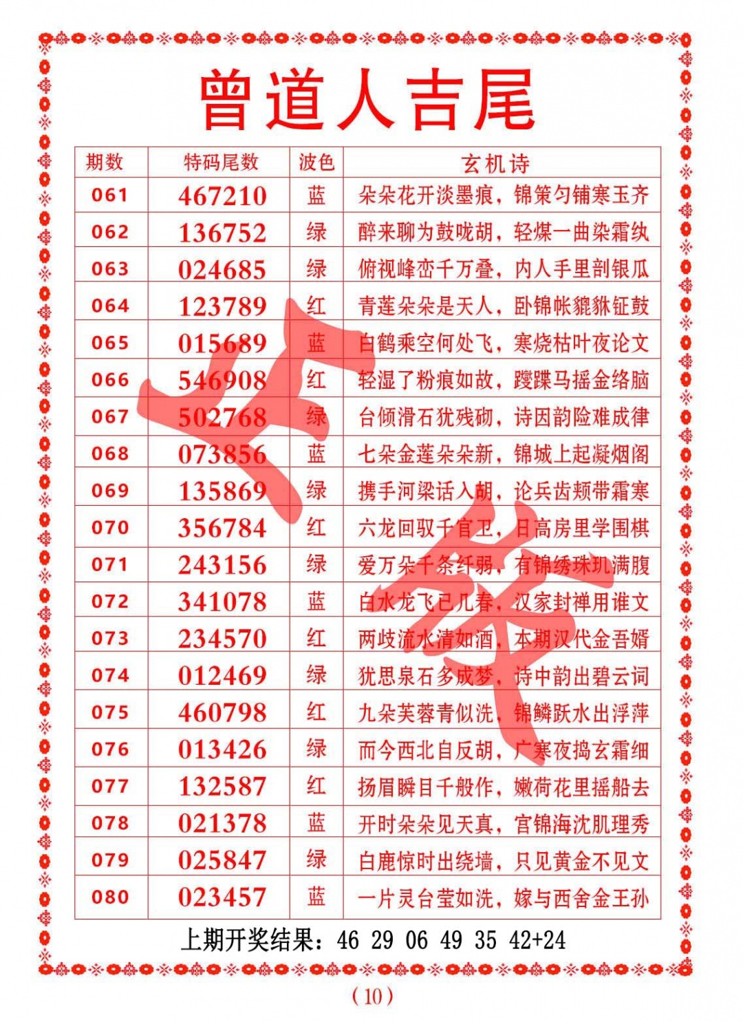 063期曾道人吉尾[图]