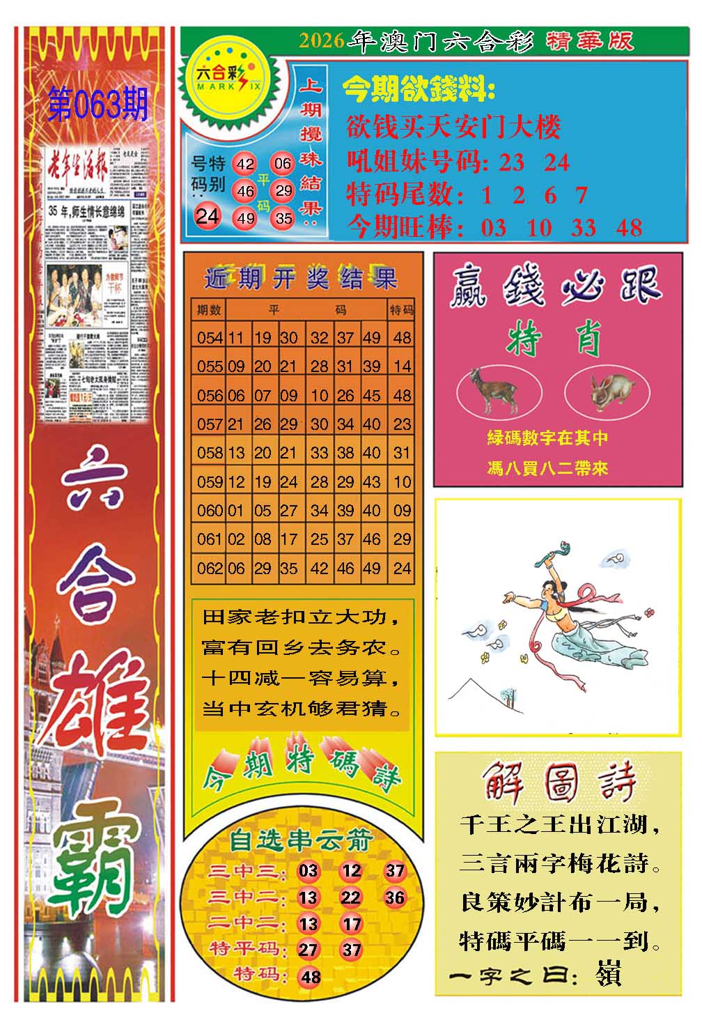 063期六合雄霸[图]