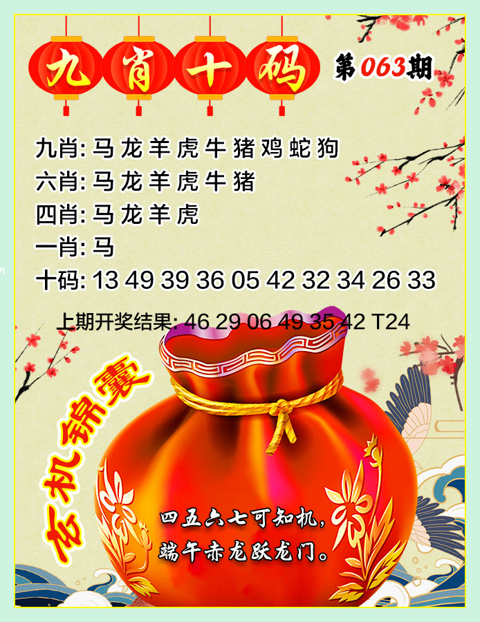 063期九肖十码[图]