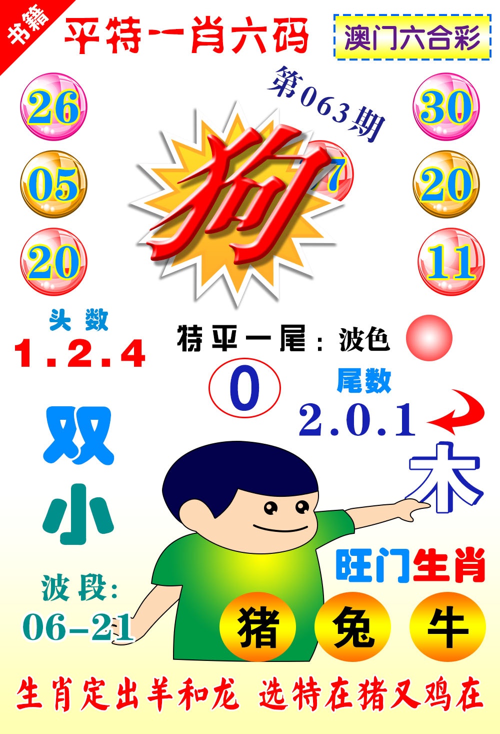 063期澳门一肖六码[图]