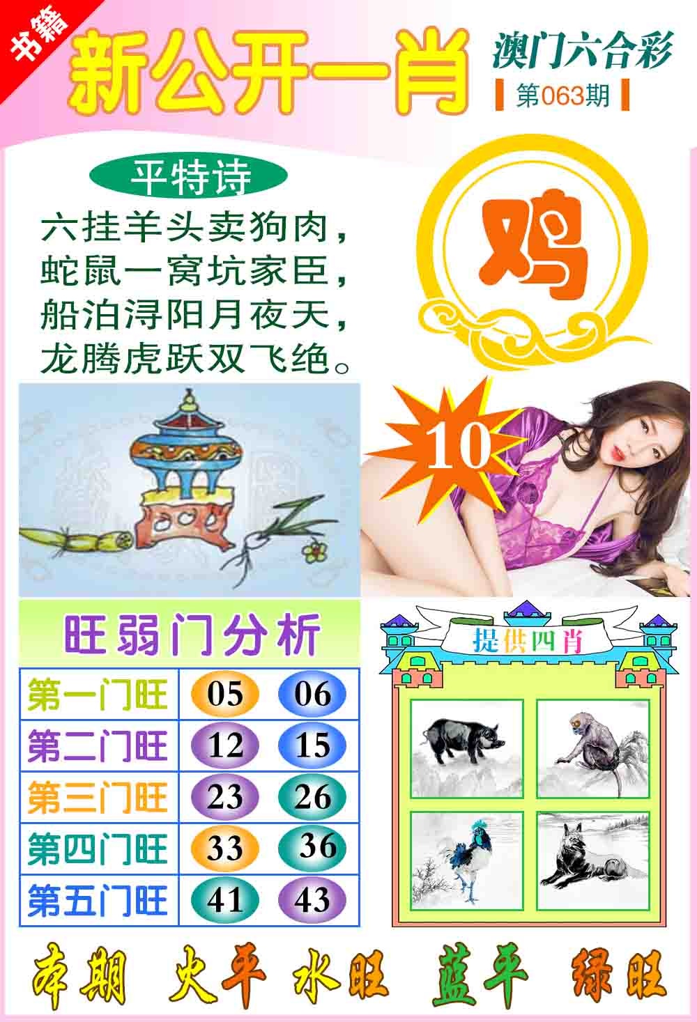 063期新公开一肖[图]