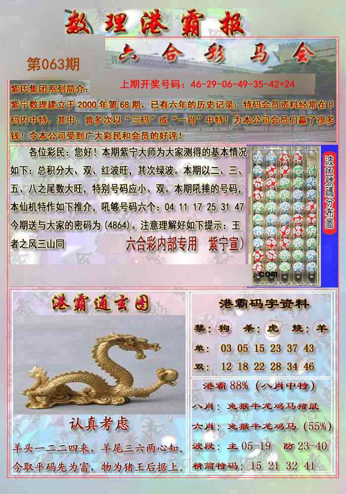 063期港霸报[图]