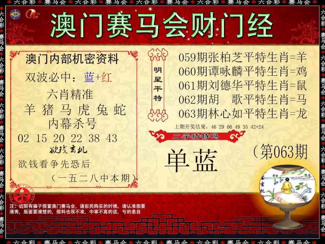 063期财门经[图]