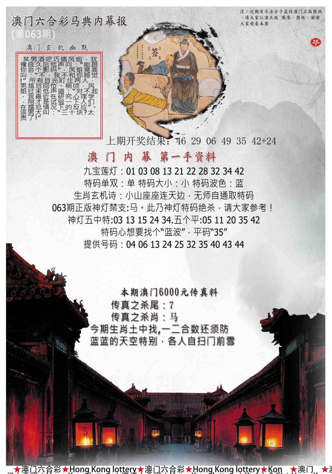 063期马经内幕报[图]