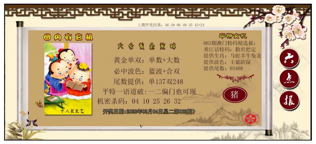 063期黄金策略[图]