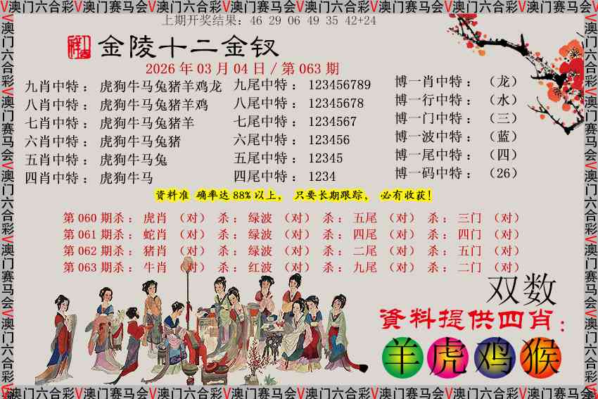 063期金陵十二金钗[图]