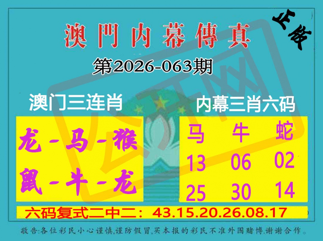 063期内幕传真三肖版[图]